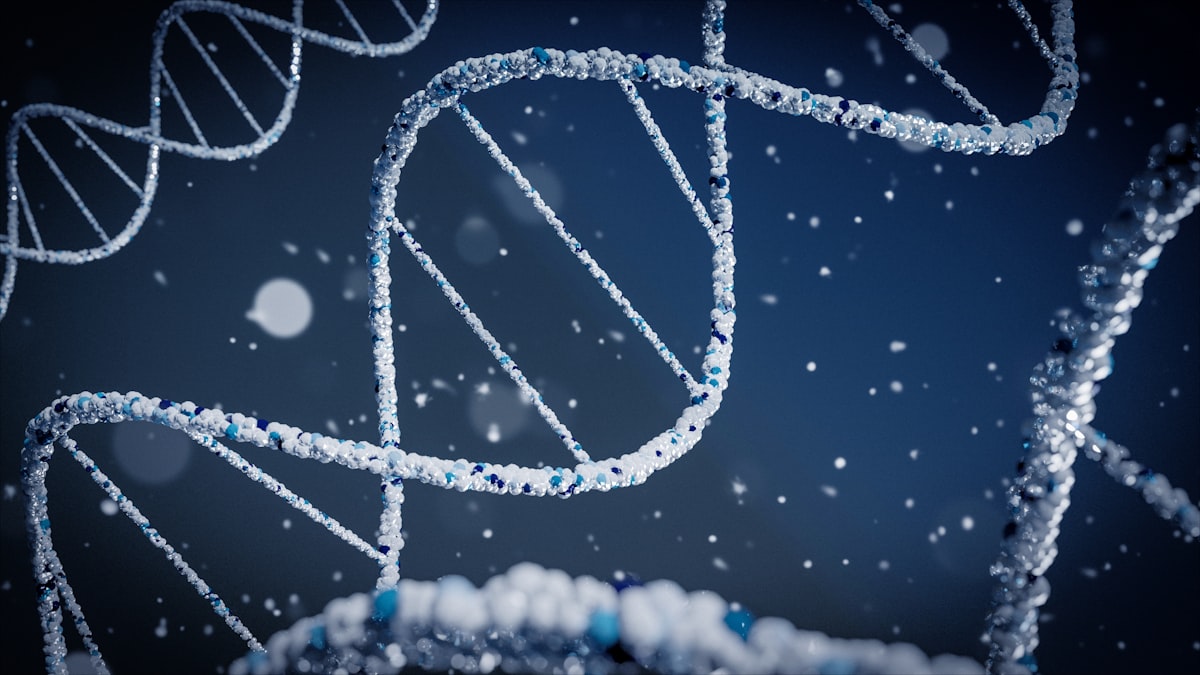DNA double helix structure used in paternity and genetic testing