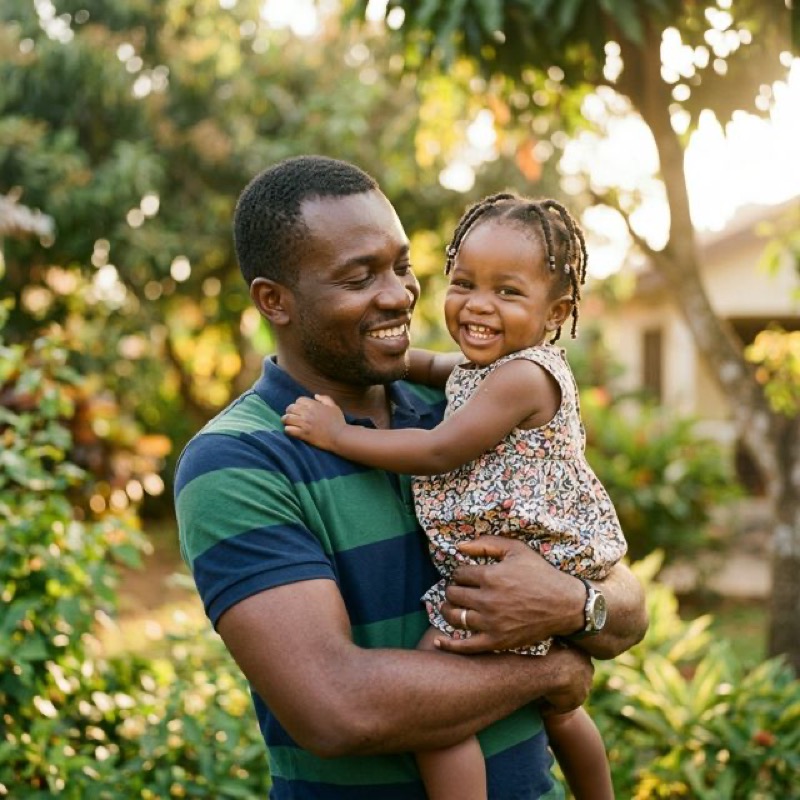 Father and child — paternity testing helps establish biological parentage