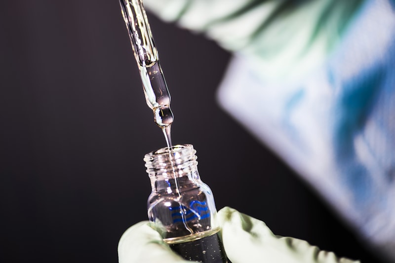 Medical laboratory where DNA samples are analyzed for paternity testing
