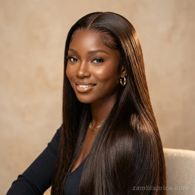 24" Bone Straight Human Hair (13x4 Frontal)