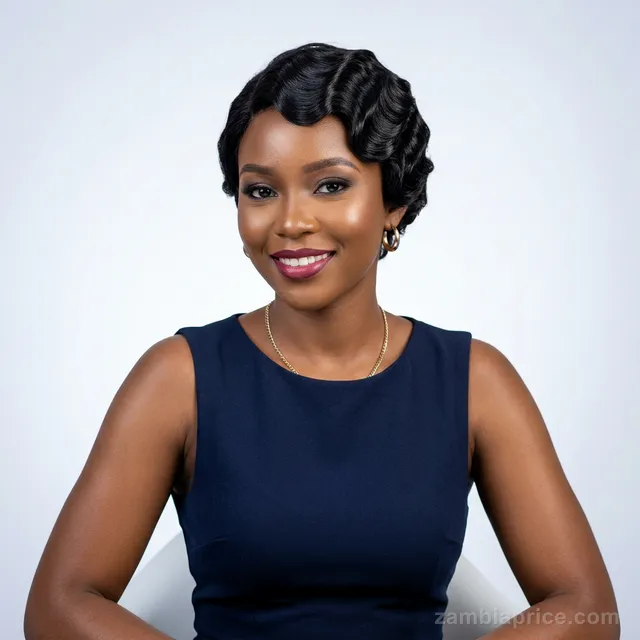 Finger Wave Retro Short Wig in Zambia