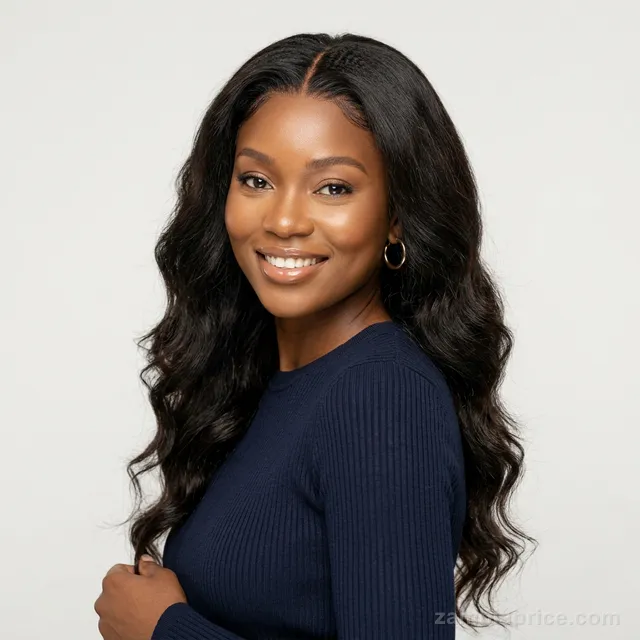 18" V-Part Synthetic Wig (Body Wave) in Zambia